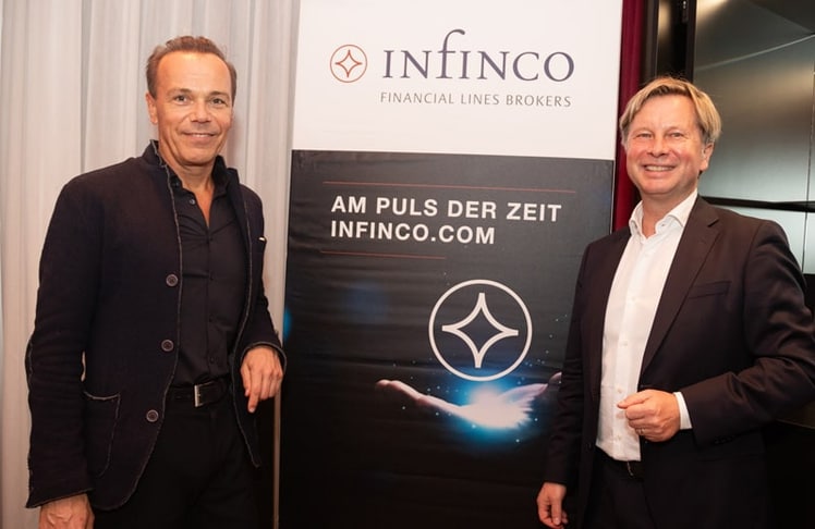 Business Circle-CEO Gerhard Pichler und Infinco-Geschäftsführer Joe Kaltschmid