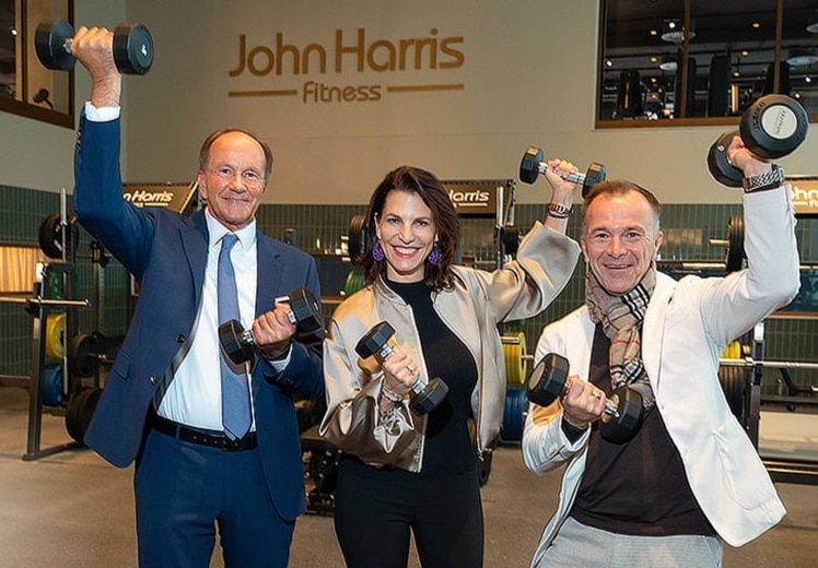 John Harris feierte Eröffnung mit Salzburgs Politikspitze