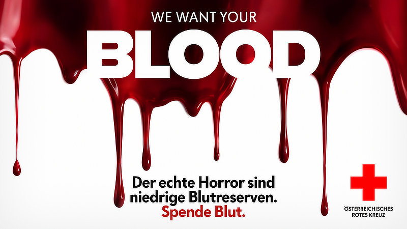 Sujet Rotes Kreuz Blutspenden Halloween