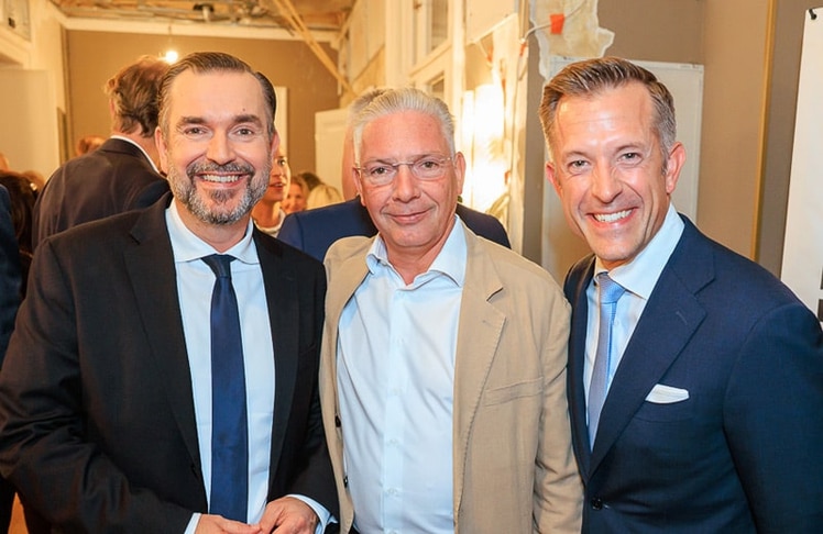 V.l.n.r.: Clemens Pig, Paul Leitenmüller und Gregor Schütze