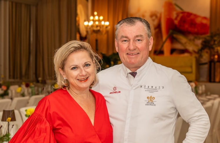 Eva und Toni Mörwald in ihrem Stammhaus in Feuersbrunn am Wagram