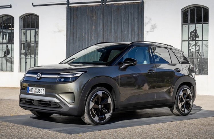 Der ID. Cross, der die selbe Plattform wie der ID. Polo nutzt, aber im City-SUV-Segment antritt, war statisch ausgestellt.
