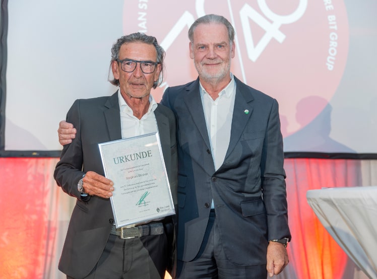 350 Gäste feierten Doppeljubiläum mit der bit group und Stephan Sticher