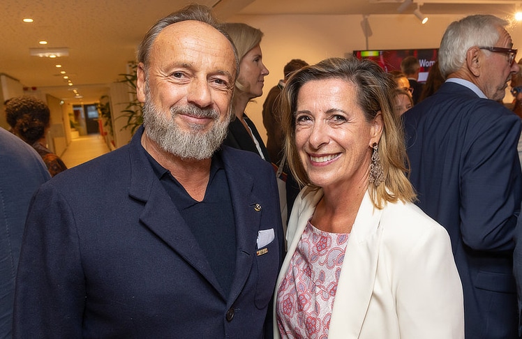 Ralf-Wolfgang Lothert (Unternehmer) mit Louisa Böhringer (Gründerin, Personal Branding Wien).