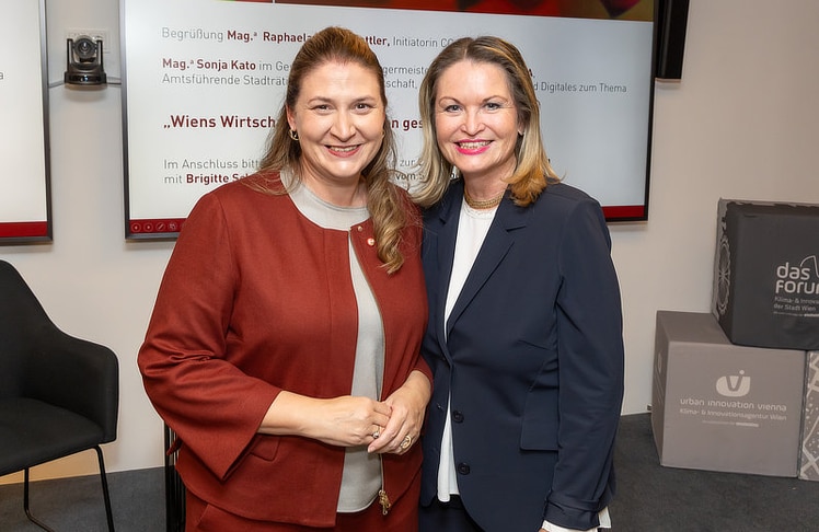 Wiens Vizebürgermeisterin Barbara Novak (l.) mit CC-Women-Initiatorin Raphaela Vallon-Sattler.