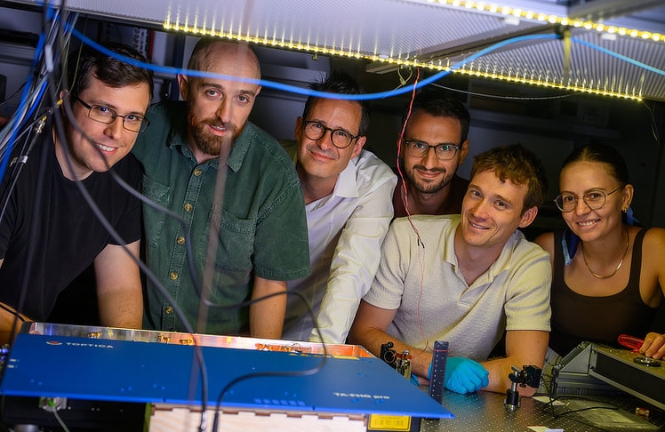 Das Forschungsteam der TU Wien, bestehend aus (v.l.n.r.) Thomas Riebner, Luca Toscani de Col, Thorsten Schumm, Fabian Schaden, Felix Schneider und Ira Morawetz.