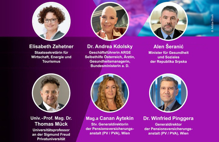 Als Speaker:innen fungieren unter anderem Elisabeth Zehetner, Andrea Kdolsky, Alen Šeranić, Thomas Mück, Canan Aytekin und Winfried Pinggera.