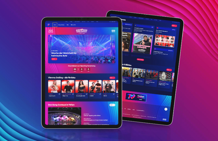 Die neue ESC-Website soll zahlreiche Exklusiv-Inhalte rund um Teilnehmer:innen und Shows bereithalten.