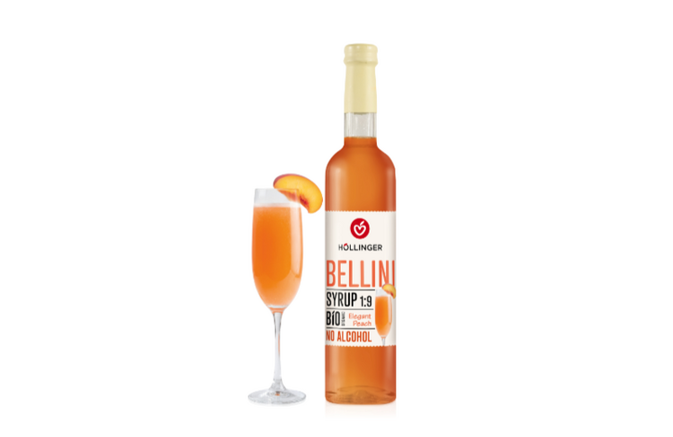 Der Bio Bellini Cocktailsirup greift die Idee des italienischen Klassikers auf und rückt den feinen Pfirsichgeschmack in den Mittelpunkt. 