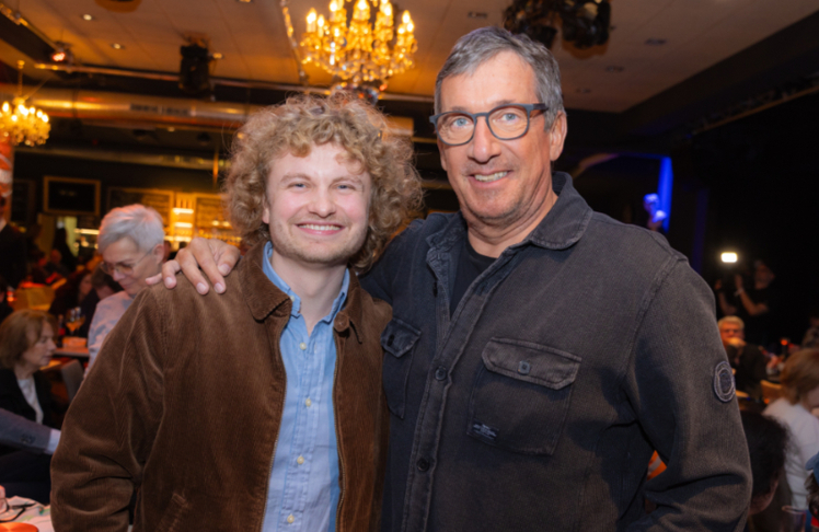 V.l.n.r.: Paulus Bohl ("Dr. Bohl") mit Viktor Gernot.