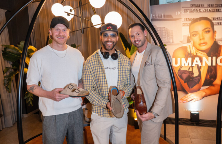 V.l.n.r.: Sänger Lucas Fendrich, Musiker Cesár Sampson und "Mister Austria" Christopher Dengg © Andreas Tischler 