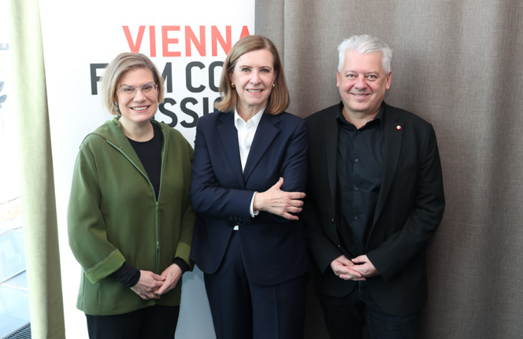 V.l.n.r.: Grünen Politikerin Ursula Berner (Abgeordnete im Wiener Landtag), Marijana Stoisits (Geschäftsführerin Vienna Film Commission) und Grünen Politiker Hans Arsenovic (Abgeordneter im Wiener Landtag)