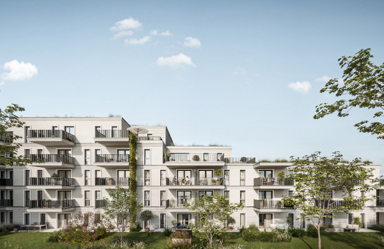 Mit "N°1" entstehen insgesamt 100 Eigentumswohnungen mit zwei bis fünf Zimmern © Zoom VP