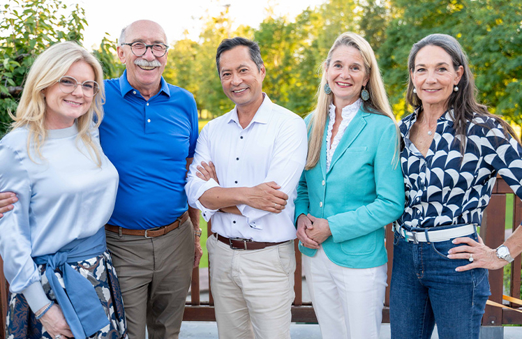 v.l.n.r. Monika Rintersbacher, Roman Kreitner, Kwan Min Rhee, Gerlinde Layr-Gizycki, Carola Kohler© leadersnet.at / V. Greabu