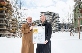 Wiens neues Vorzeigequartier holt DGNB-Zertifikat