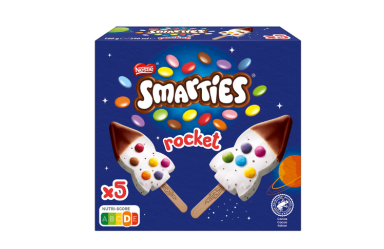 Smarties Rocket Stieleis ab sofort im Handel