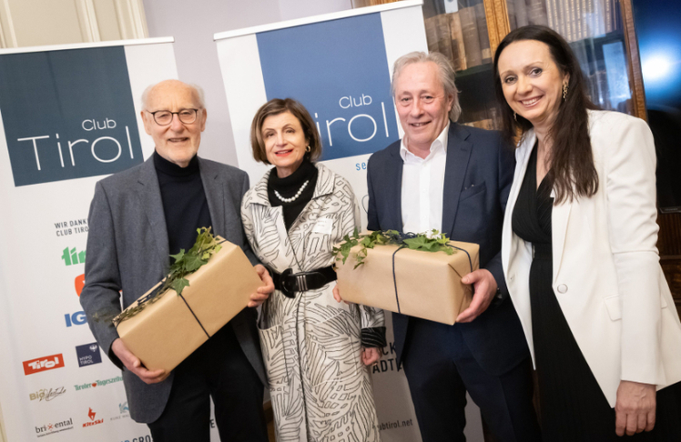 V.l.n.r.: Psychiater, Psychotherapeut und Keynote-Speaker Johannes Kinzl, Club Tirol-Vizepräsidentin Renate Danler (Renate Danler Consulting), Club Tirol-Mitglied Anton Luchner (Medperion GmbH) und Club Tirol-Vorstandsmitglied Martina Scheiber (HR-Scope).