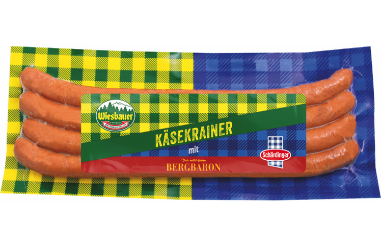 XL-Käsekrainer mit Schärdinger Bergbaron
