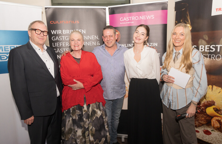 V.l.n.r.: Franz Bernthaler, Veronika Doppler, Andreas Flatscher, Olivia Kuen und Jacqueline Knollmayr