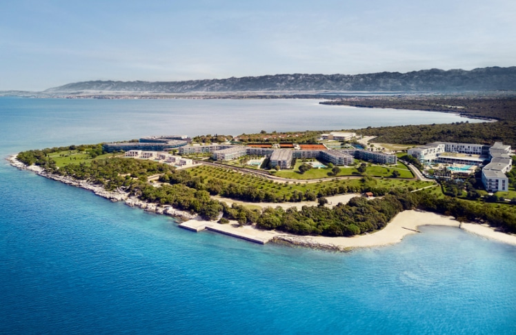 Das Falkensteiner Resort Punta Skala von oben © FMTG