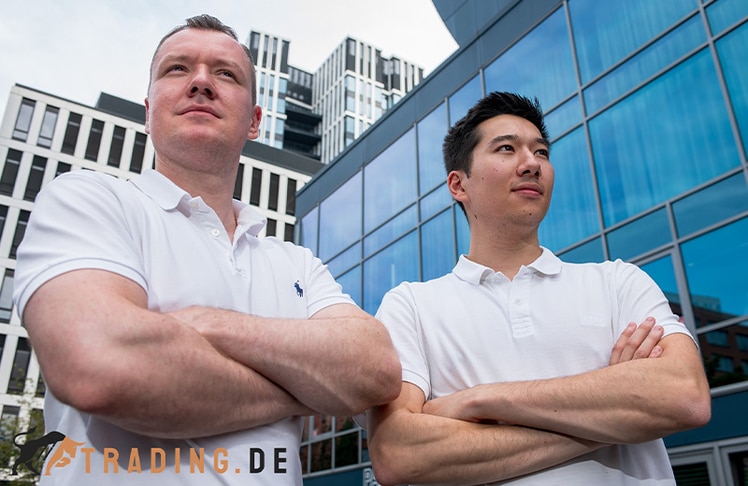 Gründer André Witzel und Jia Tian Rong © Trading.de