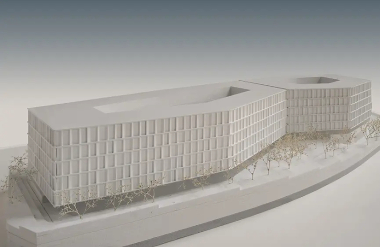 Das "Quantum Technology Center Vienna" (links) soll direkt neben dem "Life Science Center Vienna" errichtet werden. © Wirtschaftsagentur Wien, Hannes Buchinger