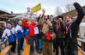 Österreichs größte Schneeballschlacht lockte internationale Teams an