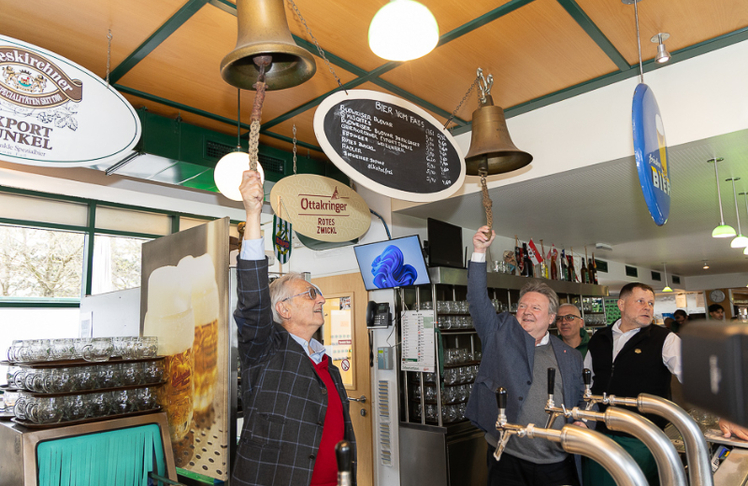 Karl Kolarik und Michael Ludwig läuteten traditionell den Saisonstart ein. © LEADERSNET / R. Brunhölzl