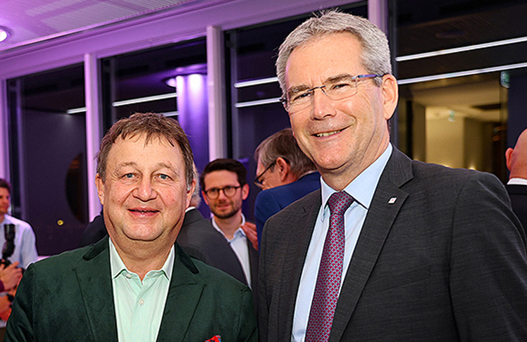Josef Kalina (l.) und Hartwig Löger © LEADERSNET/G. Langegger