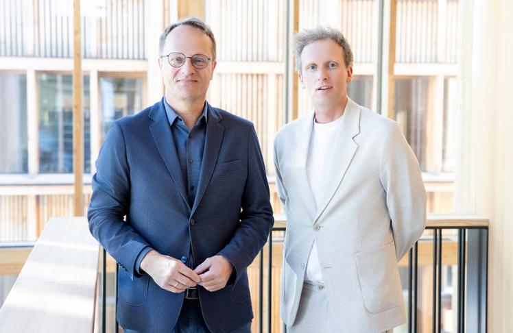 Markus Hengstschläger, Initiator von Impact Lech (links) und Christoph Brunner, CEO Lech Zürs Tourismus) © Lech Zürs Tourismus/Florian Lechner