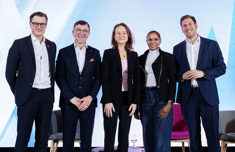 Thomas Kicker, Andreas J. Wagner, Patricia Neumann, Maimuna Mosser und Alexander Pröll © Magenta Telekom/Marlena König