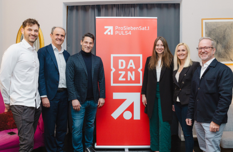 V.l.n.r.: Cedric Nikolaus, Bernhard Albrecht, Helge Payer, Lisa Eller, Sabine Leitner und Peter Strutz © Monika Fellner