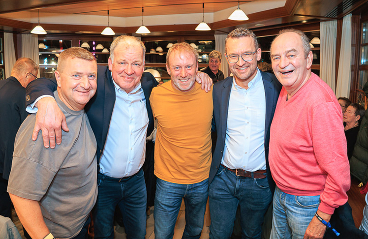 V.l.n.r.: Alexander Wanghofer, Gerd Bernd Lang, Stefan Koubek, Andreas Obereder und Herbert Prohaska