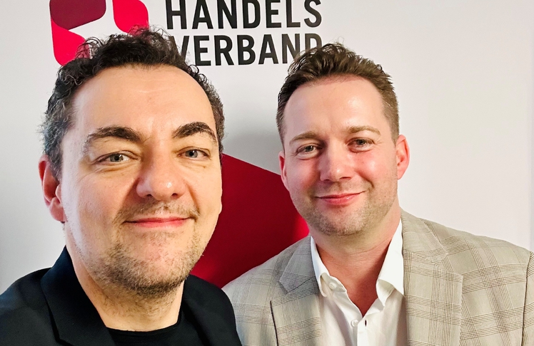 Selfie mit zwei Steirern: KEYaccount-Herausgeber Wolfgang Zechner (links) mit Handelssprecher Rainer Will. © W. Zechner