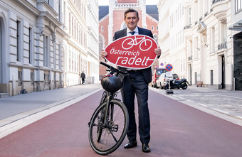 Saisonstart für die Mitmach-Kampagne "Österreich radelt"