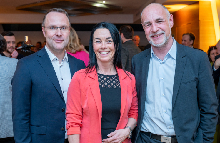V.l.n.r.: Stephan Sommer, Juliane Bachl und Franz Hillebrand © LEADERSNET/V. Greabu