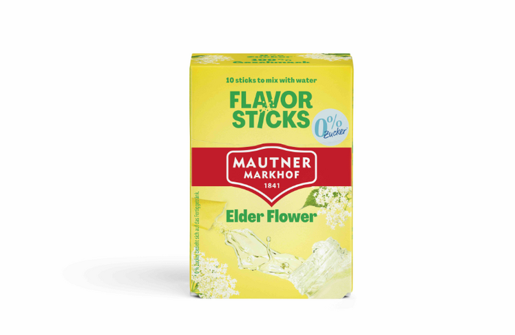Die Flavor Sticks in der Geschmacksrichtung Elden Flower © Mautner Markhof