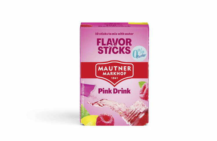 Die Flavor Sticks in der Sorte Pink Drink © Mautner Markhof