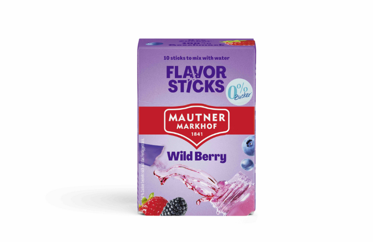 Die Flavor Sticks in der Sorte Wild Berry © Mautner Markhof