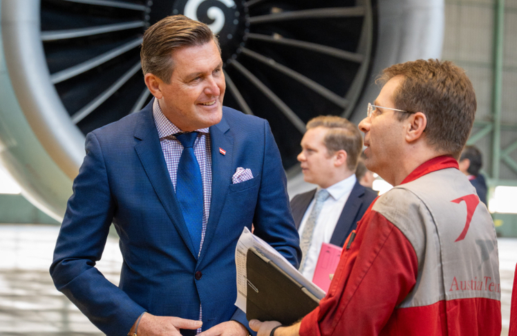 Peter Hanke, Bundesminister für Innovation, Mobilität und Infrastruktur.