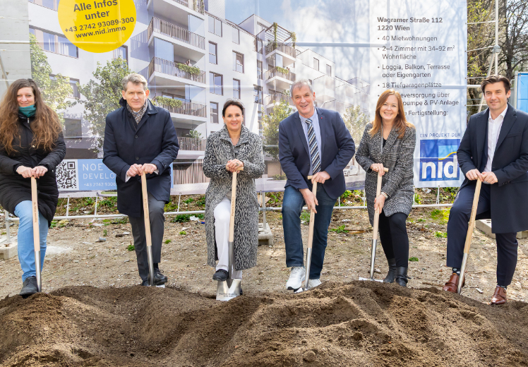 Startschuss für neues NID-Wohnprojekt in Wien-Donaustadt