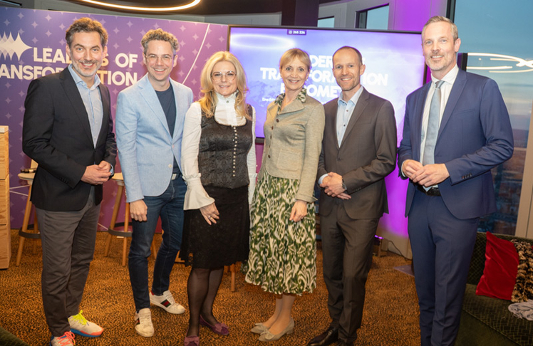 V.l.n.r.: Alexander Zauner (Business Gladiators), Philipp Maderthaner
(Business Gladiators), Monica Rintersbacher (Leitbetriebe Austria), Ulrike Retter (Retter Bio-Natur-Resort), Michael Hempt (Würth) und Hartwig Hufnagl (ASFINAG) 