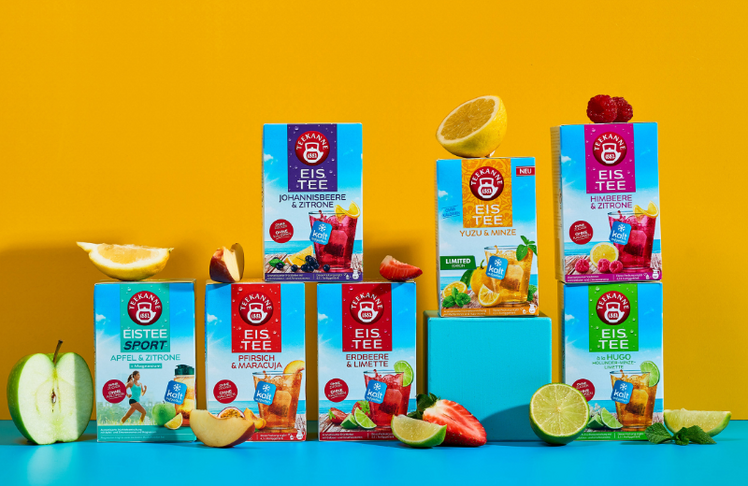 Mit "Yuzu & Minze" erweitert sich das Angebot auf insgesamt acht Eistee-Sorten 