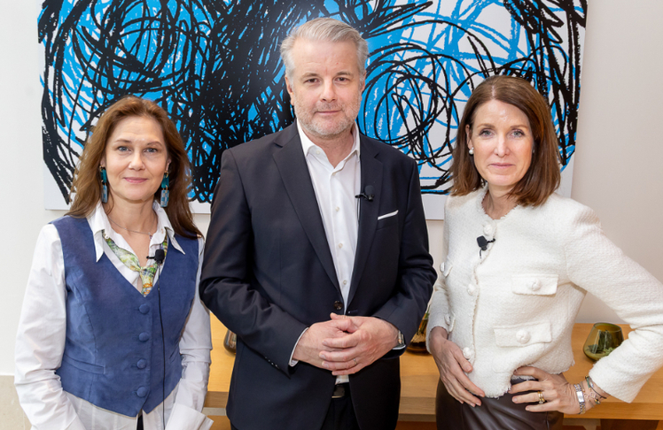 V.l.n.r.: Karin Tausz, Rupert Ursin und Henrietta Egerth © LEADERSNET/C. Mikes