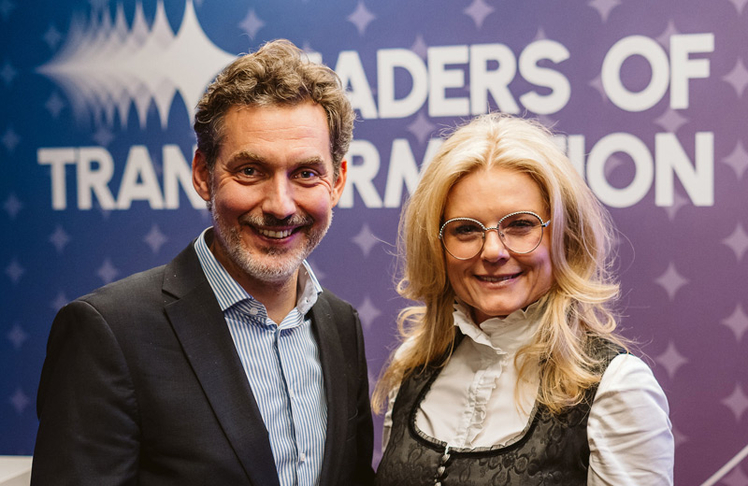 Alexander Zauner, Managing Partner Business Gladiators, und Monica Rintersbacher, Geschäftsführerin Leitbetriebe Austria