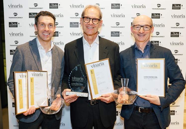 Vinaria Trophys im Parlament an Österreichs Weinelite verliehen