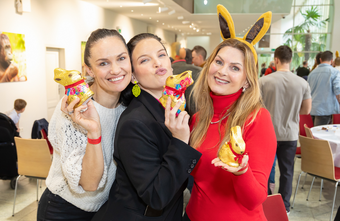 Kulturelles Erbe traf auf süße Lebensfreude beim Lindt Goldhasenfest