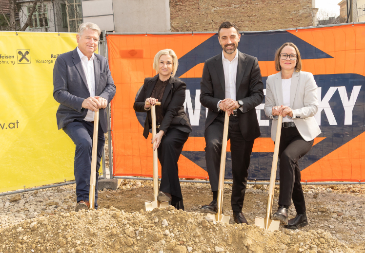 Spatenstich für das Projekt "Rosi City Living"