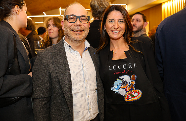 Die Cocore-Betreiber:innen Emiliano Esposito und Giuliana Migliaccio © LEADERSNET/ G. Langegger