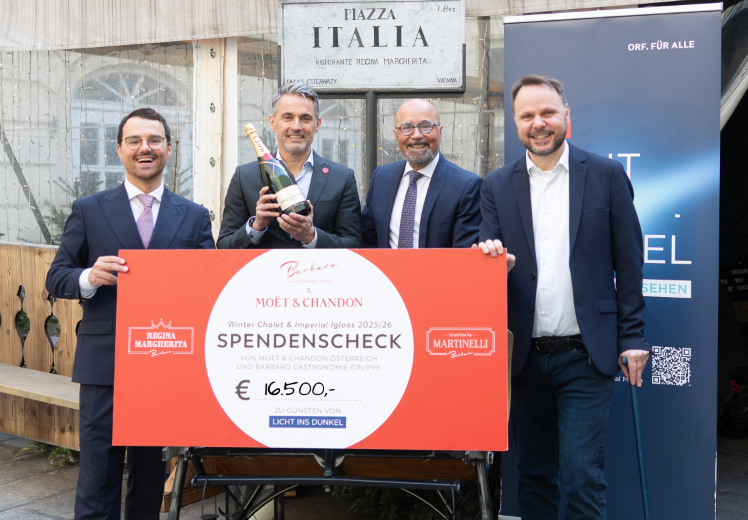 Barbaro und Moët & Chandon sorgten für prickelnde Rekordsumme